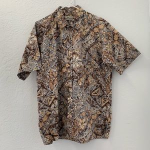 Two Paddles Men's XL Aloha Hawaiian Shirt